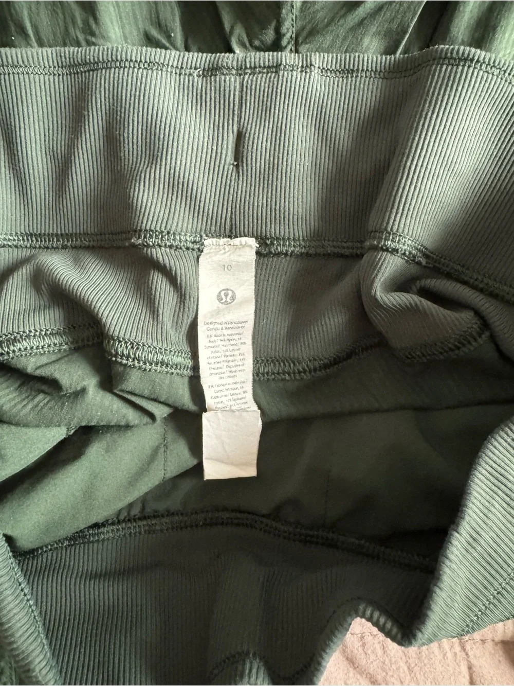 Lululemon Green Dance Studio Mid-Rise Jogger Full Length 10